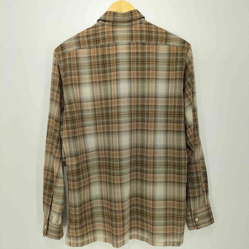 オーラリー AURALEE 22SS WOOLRECYCLEDPOLYESTER CLOTH SHIRTS メンズ