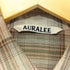 オーラリー AURALEE 22SS WOOLRECYCLEDPOLYESTER CLOTH SHIRTS メンズ