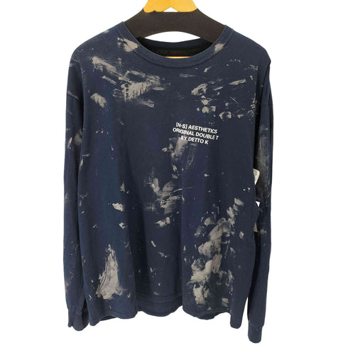 D.TT.K ペイント加工 バックプリントL/Sカットソー ペンキ メンズ JPN:XL