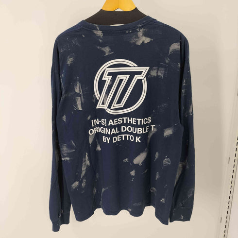 D.TT.K ペイント加工 バックプリントL/Sカットソー ペンキ メンズ JPN:XL