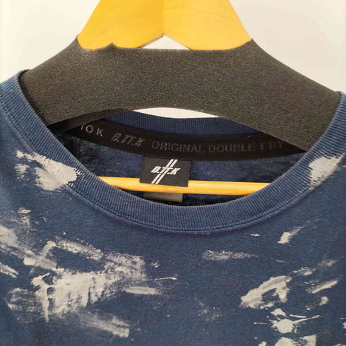 D.TT.K ペイント加工 バックプリントL/Sカットソー ペンキ メンズ JPN:XL