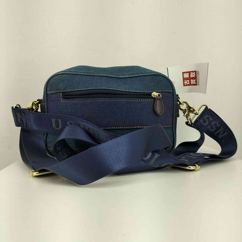 ユーエスポロアッスン U.S.POLO ASSN ロゴ刺繍 デニム ショルダーバッグ レディース