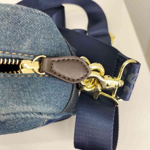 ユーエスポロアッスン U.S.POLO ASSN ロゴ刺繍 デニム ショルダーバッグ レディース