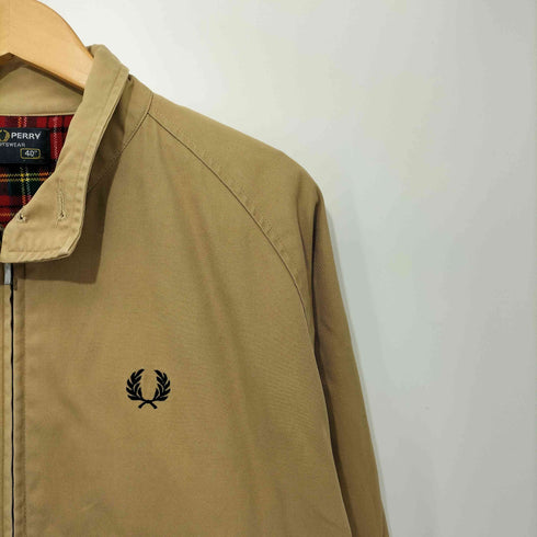 フレッドペリー FRED PERRY 裏地 タータンチェック ジップアップ ブルゾン レディース EUR:40