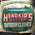 HEADKID'S 90s リップストップ フーデッドダウンジャケット メンズ
