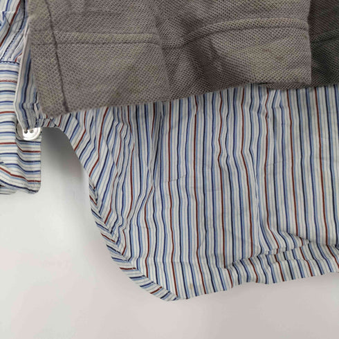 コムデギャルソンシャツ COMME des GARCONS SHIRT 03ss ストライプシャツ ドッキング ポロシャツ メンズ JPN:S