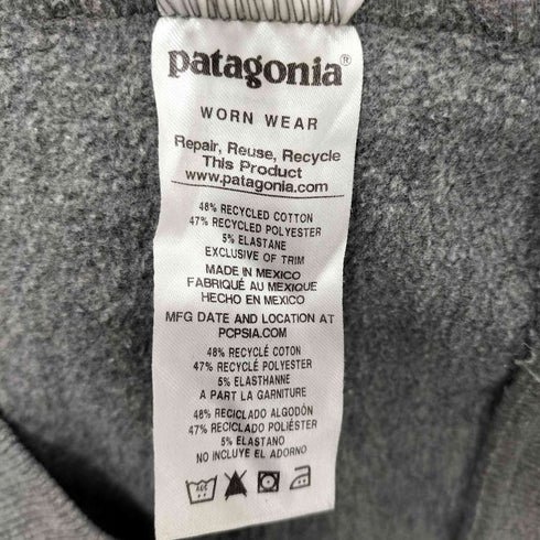 パタゴニア patagonia 19SS ロゴ刺繍 ロングスリーブ クルーネックスウェット メンズ import:M