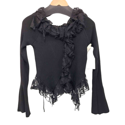 PELLICULE lacy peplum tops レディース FREE