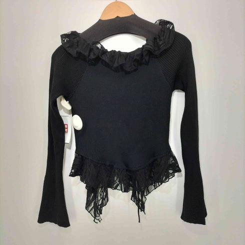 PELLICULE lacy peplum tops レディース FREE