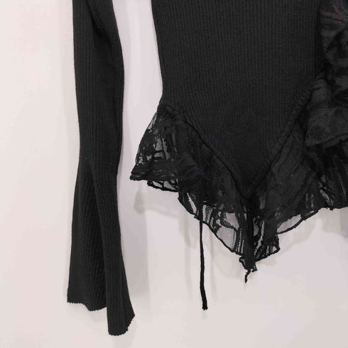 PELLICULE lacy peplum tops レディース FREE