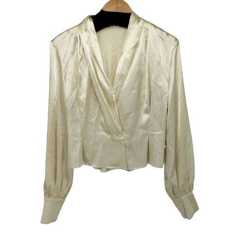 PETITROW shell satin blous レディース FREE