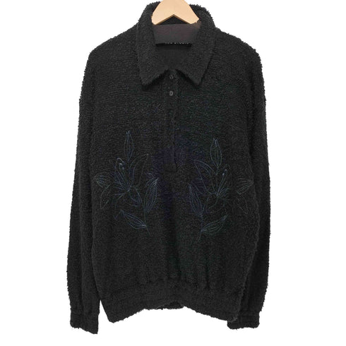 イーエスシーステュディオ ESC STUDIO flower knit polo mtm レディース