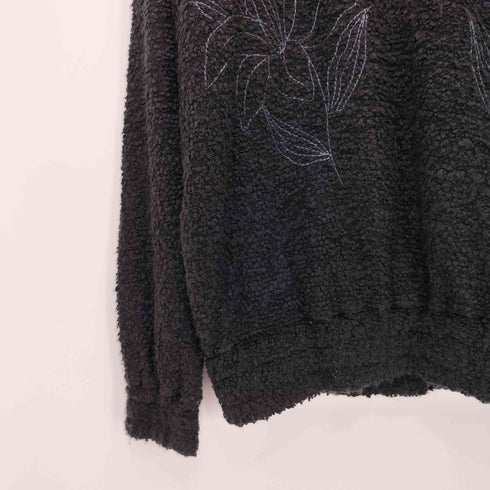 イーエスシーステュディオ ESC STUDIO flower knit polo mtm レディース