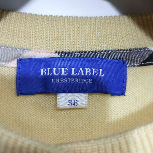 ブルーレーベルクレストブリッジ BLUE LABEL CRESTBRIDGE ノーカラーカーディガン レディース 38