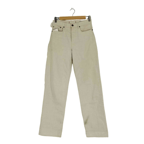 ザラ ZARA ワイド ホワイトデニムパンツ レディース EUR:34