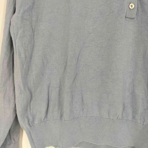 ザラ ZARA コットンシルク ニットポロシャツ レディース import:S