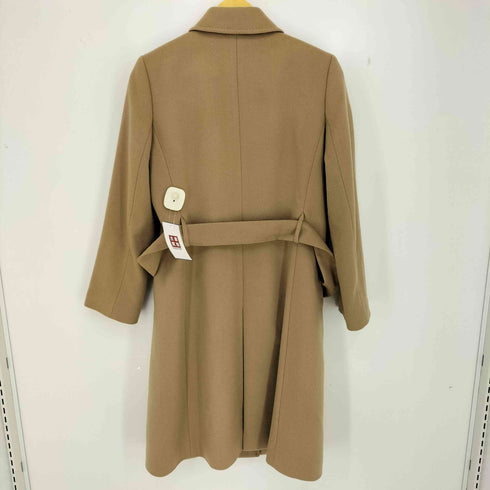 バーニーズニューヨーク BARNEYS NEWYORK カシミア100 ベルデッド チェスターコート レディース JPN:38