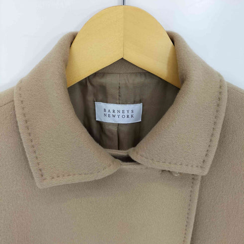 バーニーズニューヨーク BARNEYS NEWYORK カシミア100 ベルデッド チェスターコート レディース JPN:38