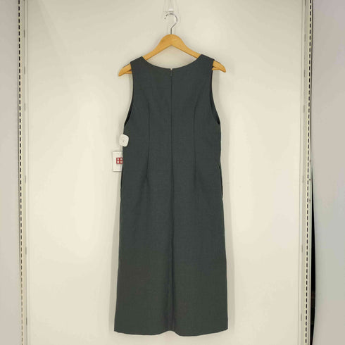 ユナイテッドアローズ UNITED ARROWS 深Vネック ウールポリ ジャンパースカート レディース 36