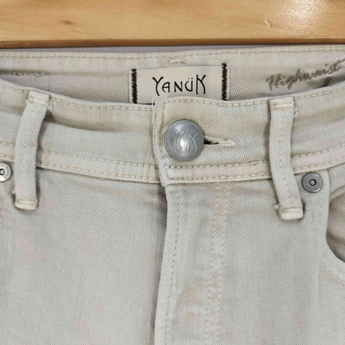 ヤヌーク YANUK HighWaist ANNETTE ハイウエスト アネット カットオフ スキニーデニムパンツ レディース 24