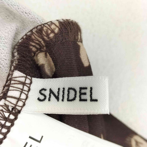 スナイデル snidel フラワープリントベアレイヤードワンピ レディース 1