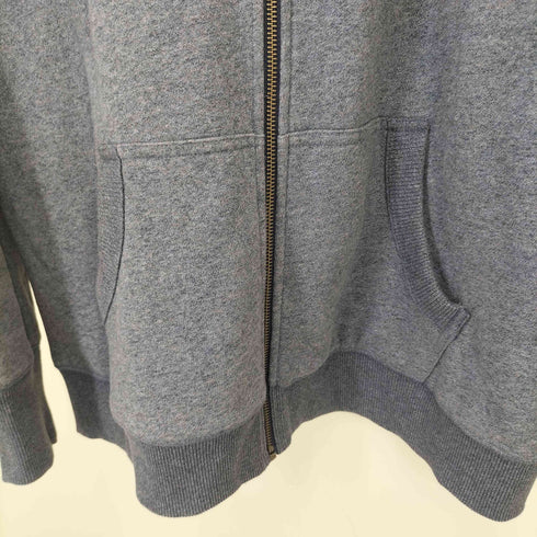 エルエルビーン L.L.Bean 内側ストライプ柄コットンジップアップパーカー メンズ JPN:L