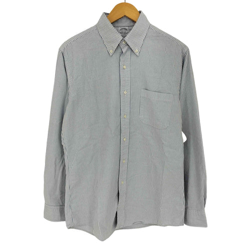 ブルックスブラザーズ BROOKS BROTHERS USA製 ストライプ ボタンダウン L/S シャツ メンズ
