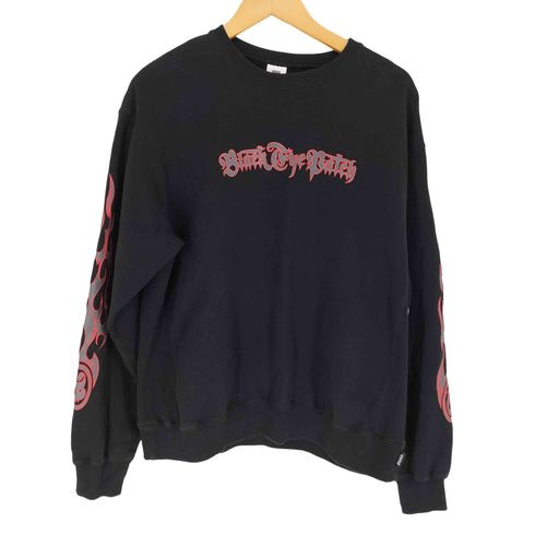 ザブラックアイパッチ THE BLACK EYE PATCH Tribal Flames Crew Sweat メンズ JPN:M