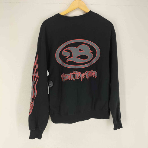 ザブラックアイパッチ THE BLACK EYE PATCH Tribal Flames Crew Sweat メンズ JPN:M