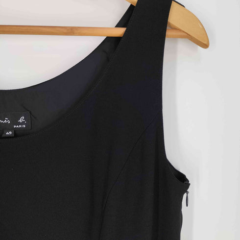 アニエスベー agnes b. PARIS Uネック ノースリーブワンピース レディース 40