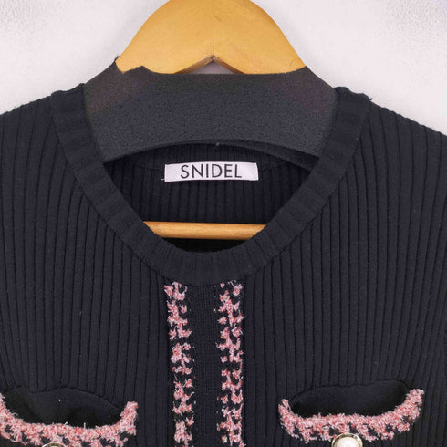 スナイデル snidel Sustainableブークレパイピングワンピース レディース ONE SIZE