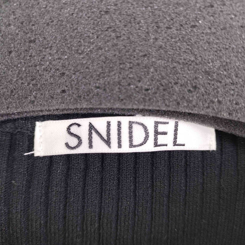 スナイデル snidel Sustainableブークレパイピングワンピース レディース ONE SIZE