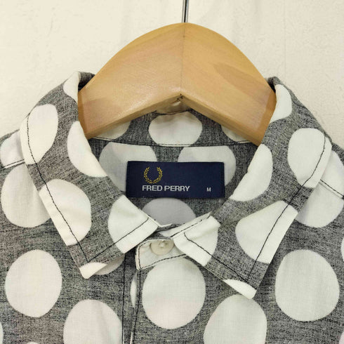 フレッドペリー FRED PERRY コインドット半袖布帛シャツ メンズ JPN:M