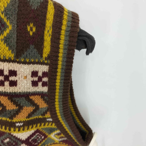 ロベルトコリーナ ROBERTO COLLINA MADE IN ITALY ネイティブニットベスト メンズ EUR:48