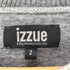 izzue バックプリント フリーススウェット メンズ