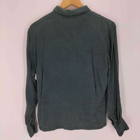 ELLEN TRACY シルク100 総柄シャツ レディース 6