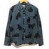 チャオ CIAO 日本製 COTTON LINEN PRINT SHIRTS CAT メンズ JPN:L