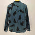 チャオ CIAO 日本製 COTTON LINEN PRINT SHIRTS CAT メンズ JPN:L