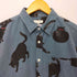 チャオ CIAO 日本製 COTTON LINEN PRINT SHIRTS CAT メンズ JPN:L