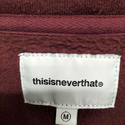ディスイズネバーザット thisisneverthat Half Zip Sweatshirt メンズ JPN:M