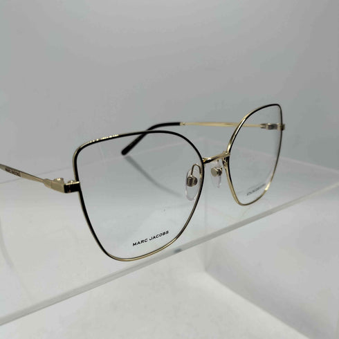 マークジェイコブス MARC JACOBS インターナショナルフィット キャッツアイ ゴールドフレーム 眼鏡 レディース 2M2 145