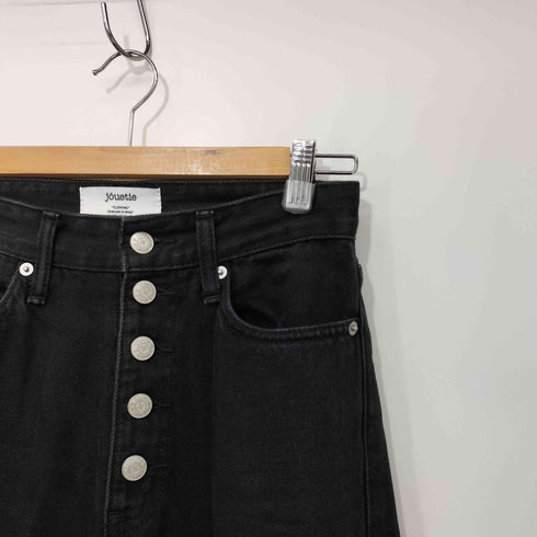 ジュエティ jouetie ハイウエストダメージワイドパンツ レディース JPN:M