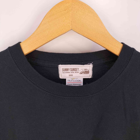 フルーツオブザルーム FRUIT OF THE LOOM SUNNY SUNSET 両面プリント ロングスリーブTシャツ レディース import:S