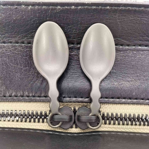 ヒロコハヤシ HIROKO HAYASHI ハラコ レザー切替 トートバッグ レディース