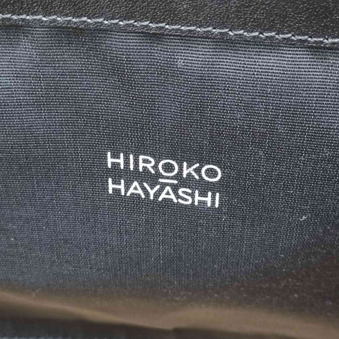 ヒロコハヤシ HIROKO HAYASHI ハラコ レザー切替 トートバッグ レディース