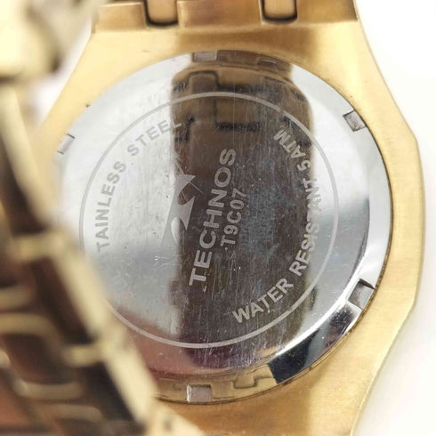 TECHNOS T9C07 クオーツ ALL STAINLESS STEEL 時計 メンズ