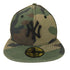 ニューエラ NEW ERA 迷彩柄 59FIFTY ニームロゴ ウッドランドカモ ブラック メンズ 7 1/8