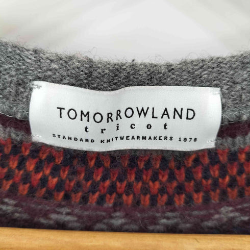 トゥモローランド TOMORROWLAND パフィーラムウール クルーネックニット ジャガード織り メンズ JPN:XS