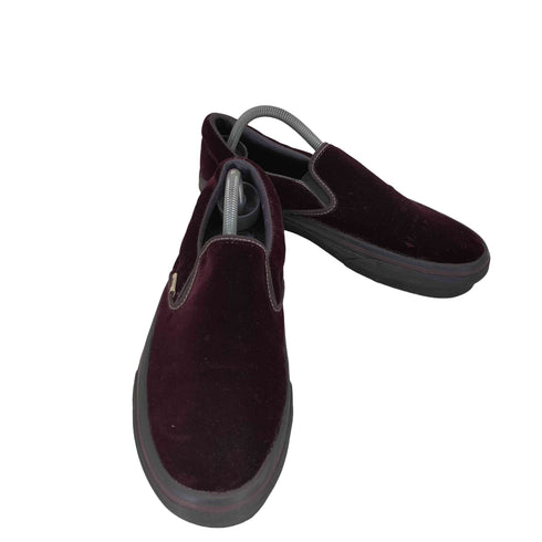 バンズ VANS ベロアスリッポン メンズ US:9