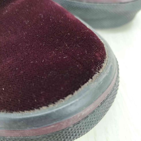 バンズ VANS ベロアスリッポン メンズ US:9
